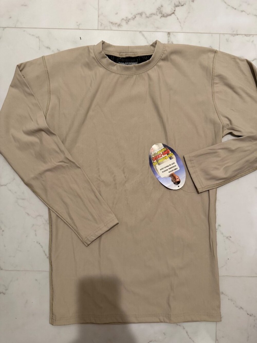 NWT tan thermal top